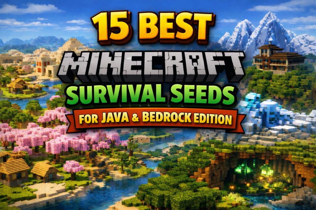 15 Best Minecraft Survival Seeds for Java & Bedrock Edition. Minecraft Survival Seeds for Java & Bedrock Edition.