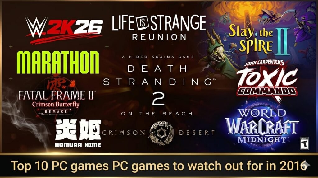 Top 10 PC Games to Watch Out For In March 2026.