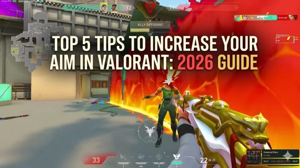 Top 5 Tips To Increase Your Aim Accuracy In Valorant (2026 Guide)
