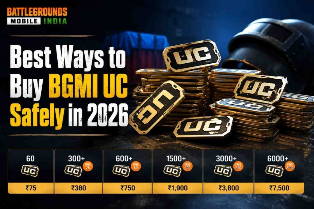 Best Ways to Buy BGMI UC Safely in 2026 Best Ways to Buy BGMI UC Safely in 2026